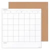 Sale Cork & Steel Combo Dry-Erase & Bulletin Board, Frameless, 1.17' x 1.17' (3889U00-01) Dry Erase