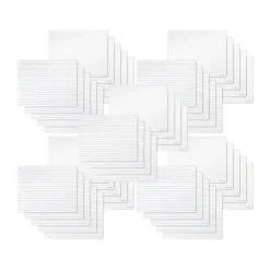 Discount Dry-Erase Whiteboard, 0.75' x 1', 24/Pack (4863U00-01) Dry Erase