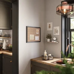 Best Fashion Cork Bulletin Board, Black Frame, 16"H x 20"W (2883U00-01) Bulletin