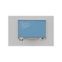 Clearance Glass Dry-Erase Whiteboard, Aluminum Frame, 2' x 1.5' (3193U00-01) Dry Erase