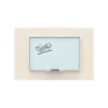 New Glass Dry-Erase Whiteboard, Aluminum Frame, 3' x 2' (2824U00-01) Dry Erase
