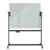 Discount Glass Mobile Dry-Erase Whiteboard, 4' x 3' (2914U00-01) Dry Erase