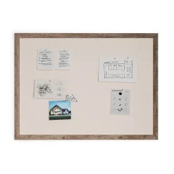 Sale Linen Bulletin Board, Wood Frame, 4' x 3' (4894U00-01) Bulletin