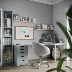 Hot Linen Bulletin Board, Wood Frame, 3' x 2' (4891U00-01) Bulletin