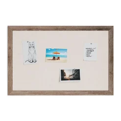 Hot Linen Bulletin Board, Wood Frame, 3' x 2' (4891U00-01) Bulletin