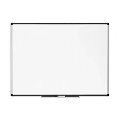 New PINIT Steel Dry-Erase Whiteboard, Aluminum Frame, 4' x 3' (2807U00-01) Dry Erase