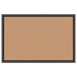 Best Self-Healing Cork Bulletin Board, 35" x 23", Black Finish (00301AANNN) Bulletin