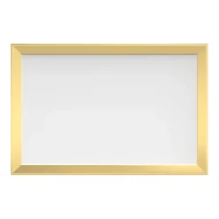 Outlet Steel Dry-Erase Whiteboard, Framed, 1.4' x 1.9' (3323U00-01) Dry Erase