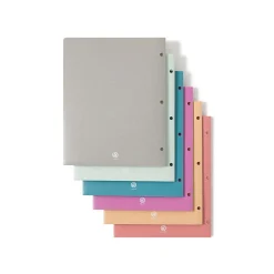 U Brands U-Eco 3-Hole Punched 2-Pocket Folders, Assorted Colors, 12/Pack (6600U01-12) Discount