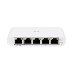 Ubiquiti UniFi Flex Mini 5-Port PoE Switch, 10Gbps, White, 5/Pack (USW-FLEX-MINI-5)* Ethernet Switches & Splitters