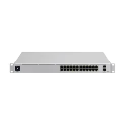 Ubiquiti UniFi Pro 24-Port Gigabit Ethernet Managed Switch, 10/100/1000 Mbps, Silver (USW-PRO-24)* Ethernet Switches & Splitters