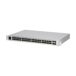 Ubiquiti UniFi Pro 48-Port Gigabit Ethernet Managed Switch, 10/100/1000 Mbps, Silver (USW-PRO-48)* Ethernet Switches & Splitters