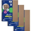 uCreate Create Your Own Cover Sketch Diary, 11" x 8.5", Natural, 50 Sheets, Pack of 3 (PAC4777-3) Best