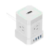 Surge Protectors & Power Strips<Uncaged Ergonomics Cube 4-Outlet 4-USB Port Surge Protector, 10', White (WC-10-w)