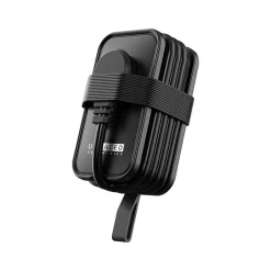 Surge Protectors & Power Strips<Uncaged Ergonomics 3-Outlet 3-USB Port Power Strip, 3', Black (TC-b)