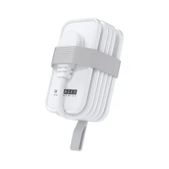 Surge Protectors & Power Strips<Uncaged Ergonomics 3-Outlet 3-USB Port Power Strip, 3', White (TC-w)