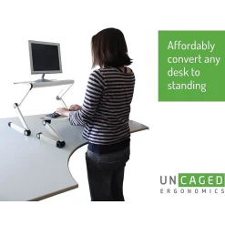 Clearance WorkEZ Standing Desk, Black (WESDB) Standing Desks