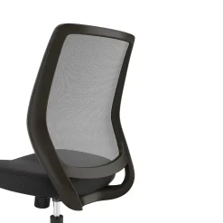 Discount ™ Essentials™ Armless Ergonomic Fabric Swivel Task Chair, Black (UN59378) Office Chairs