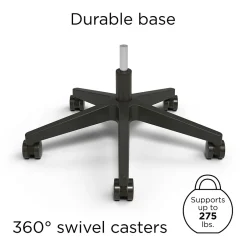 Best ™ Essentials™ Ergonomic Armless Fabric Task Chair, Black (UN59382) Office Chairs