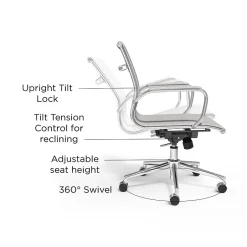™ Everell Ergonomic Fabric Manager Chair, Heather Gray (53279) Office Chairs