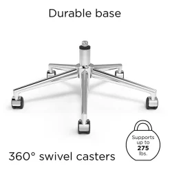 ™ Everell Ergonomic Fabric Manager Chair, Heather Gray (53279) Office Chairs