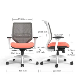 Online ™ Lewis Ergonomic Mesh Swivel Computer and Desk Chair, (UN55654-CC) Ergonomic Chairs