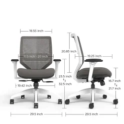 Hot ™ Lewis Ergonomic Mesh Swivel Computer and Desk Chair, (UN55655-CC) Ergonomic Chairs