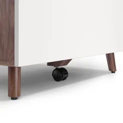 Sale ™ MidMod 2-Drawer Mobile Lateral File Cabinet, Letter/Legal, Lockable, 21.1