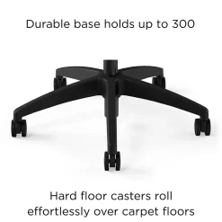 Best ™ Workplace2.0™ 500 Series Armless Vinyl Task Chair, Black 52266) Office Chairs