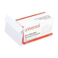 Universal #6 3/4 Pull & Seal Business Envelopes 3 5/8