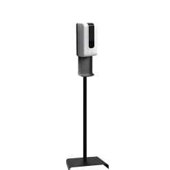 Unbranded Universal Automatic Floor Stand Hand Soap/Hand Sanitizer Dispenser, Black (F1406-S-T-S)