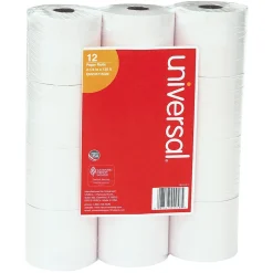 Discount Bond Adding Machines & Calculator Paper Rolls, 2 1/4" x 130', 12 Rolls/Pack (UNV35715GN) Pos Paper