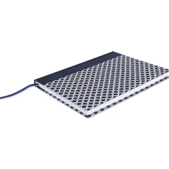 Universal Casebound Hardcover Notebook, Dark Blue with Hexagon Pattern, 1-Subjects, 10 1/4 x 7 5/8, Each (66351) Discount