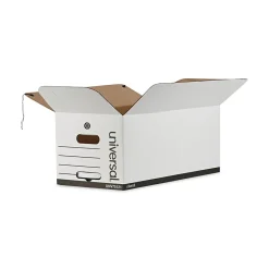 Universal Corrugated Boxes, Letter Size, White, 12/Carton (UNV75121) Outlet