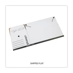 Universal Corrugated Boxes, Letter Size, White, 12/Carton (UNV75121) Outlet