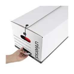 Universal Corrugated Boxes, Letter Size, White, 12/Carton (UNV75121) Outlet