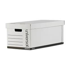Universal Corrugated File Box with Lift Off Lid, 12/Carton (UNV95220)