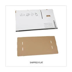 Universal Corrugated File Box with Lift Off Lid, 12/Carton (UNV95220)