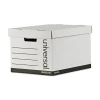 Universal File Box, Letter/Legal Size, White, 12/Carton (UNV85700) New