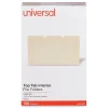 Universal File Folder, Legal Size, Manila, 100/Box (UNV15213) Discount