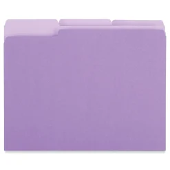 Universal File Folder, Letter Size, Violet, 100/Box (UNV12305) Online