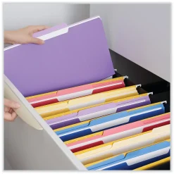 Universal File Folder, Letter Size, Violet, 100/Box (UNV12305) Online