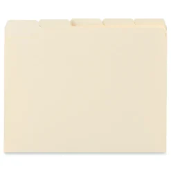 Universal File Folder, Straight Cut, Letter Size, Manila, 100/Box (UNV12115) Online