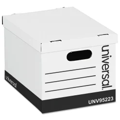 Universal File Storage with Lift-Off Lid Letter/Legal Fiberboard 12 x 15 x 10 WE 12/Ctn (AZRUNV95223)