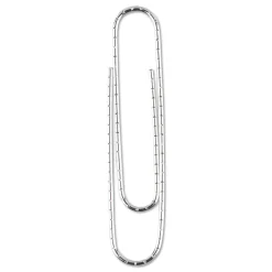 Universal Jumbo Paper Clips, Silver, 100 Clips/Pack, 10/Pack(72240) Hot