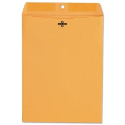 Universal Kraft Clasp Envelope Side Seam 28lb 9 x 12 Light Brown 100/box (AZRUNV35264)* Security Tinted