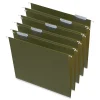 Universal Reinforced Recycled Hanging File Folder, Letter Size, Standard Green, 25/Box (UNV14141) Clearance