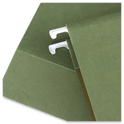 Universal Reinforced Recycled Hanging File Folder, Letter Size, Green, 25/Box (UNV14142) Online