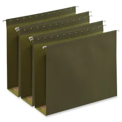 Universal Reinforced Recycled Hanging File Folder, Letter Size, Green, 25/Box (UNV14143) Hot