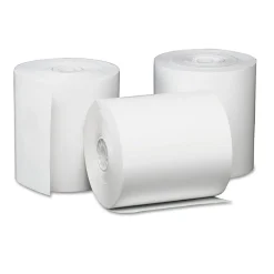 Thermal Paper for Receipt Printers, 3 1/8" x 230' Roll, 50/Ct Pos Paper